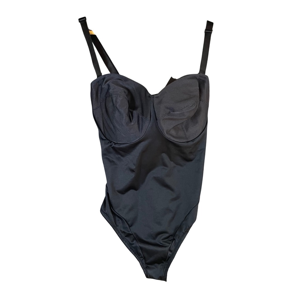 Cacique Lane Bryant Underwire Bodysuit Shapewear 40DD Adjustable Straps